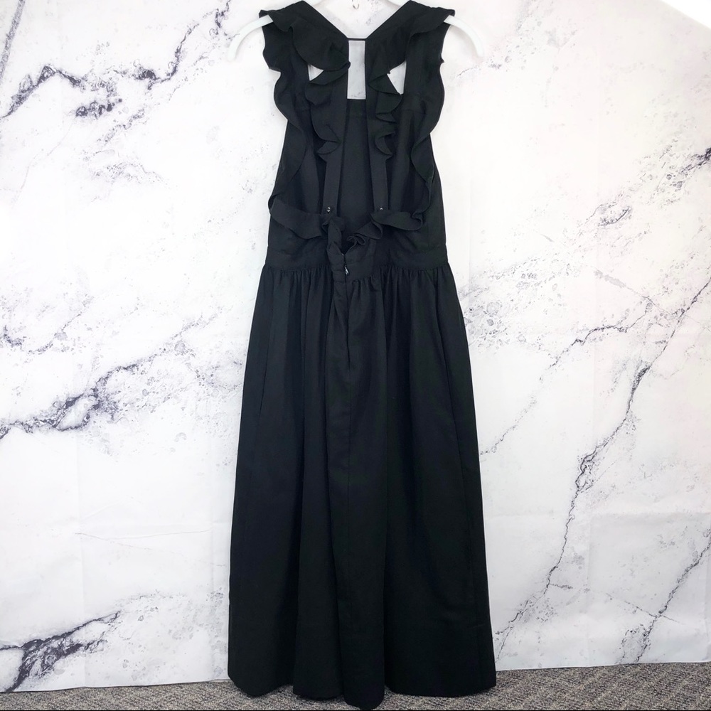 NEW Ulla Johnson Willa ruffle open back dress 10 - Picture 7 of 8